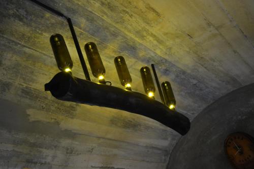 a chandelier hanging from the ceiling in a building at MountView in Alenquer
