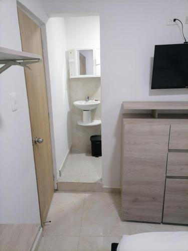 Koupelna v ubytování Hostel HA LUXURY