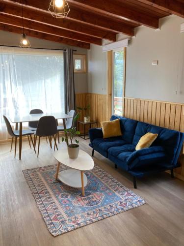 Posezení v ubytování El Viloche - Tiny House