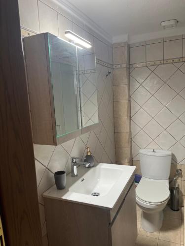 Koupelna v ubytování Casita Dos