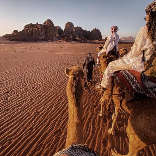 Hosté ubytování Wadi Rum Marcanã camp