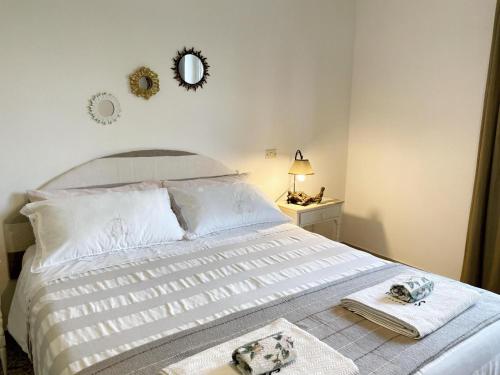 Cama o camas de una habitación en Villa Simonetta