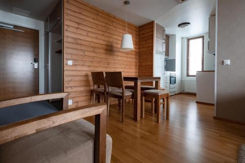 Ruang duduk di Lapland Hotels Saaga