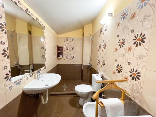 Ett badrum på Guest House Italia