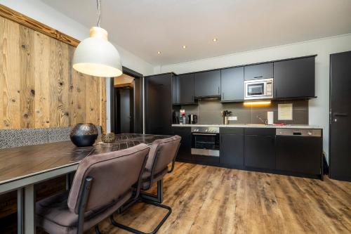 Kuchyň nebo kuchyňský kout v ubytování Landhaus Rustika