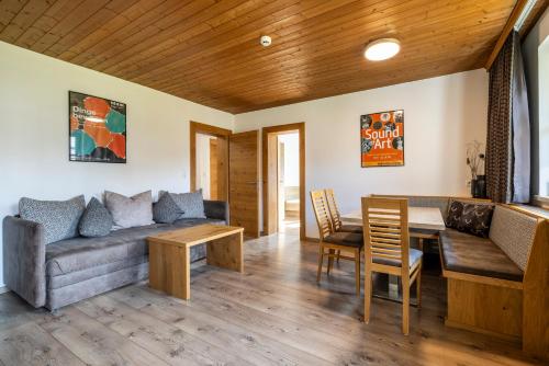 Posezení v ubytování Landhaus Rustika