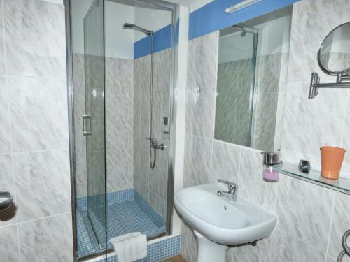 Koupelna v ubytování Hotel MiraBela