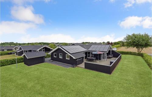 an aerial view of a house with a yard at Lovely Home In Haderslev With Sauna in Haderslev