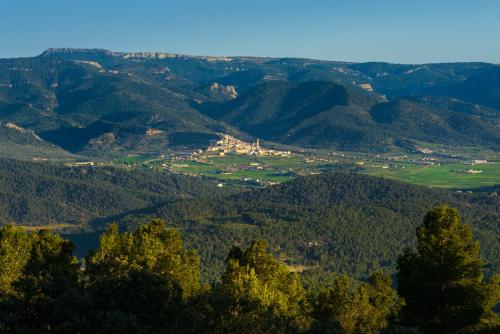a view of the mountains from the top at Torre del Marqués Hotel Spa & Winery - Small Luxury Hotels in Monroyo