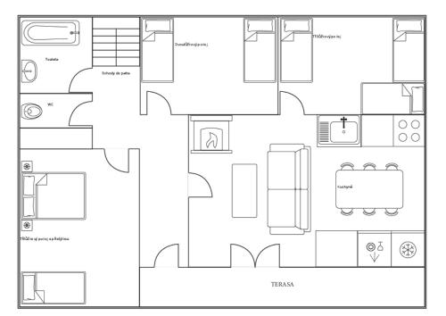 Plano de Apartmány Stará Voda