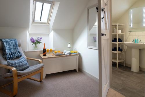 Zona de estar de Dorset Holiday Barns