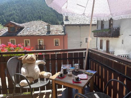 Balkón nebo terasa v ubytování Maison Julie-lungo la via Francigena