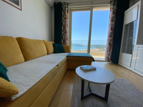 Χώρος καθιστικού στο Apartament Grace