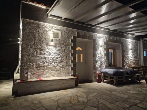 Χώρος καθιστικού στο Crystal Villa