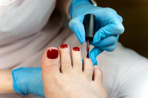 a woman getting her nails done at a nail salon at Malaga Hills Double Comfort Boutique & Wellness Eco-Hotel -Adults Only- in Cómpeta