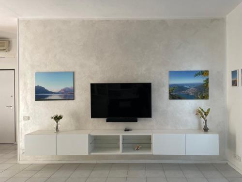 TV a/nebo společenská místnost v ubytování GreatLakeMountainView