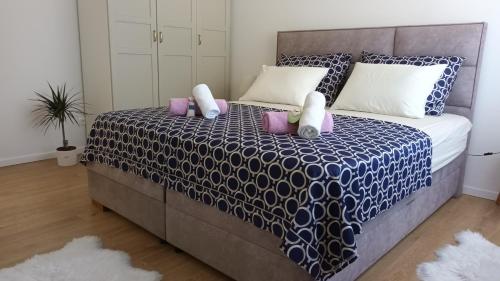 Voodi või voodid majutusasutuse Leona apartment-perfect for four toas