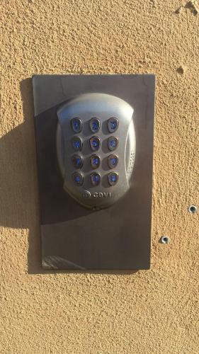 a remote control in a box on a wall at L'Antico Borgo in Zanica