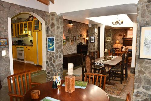 Zona de estar de King Room bed and breakfast main house