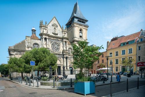 Bygningen som lejligheden ligger i