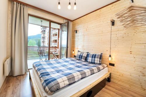 Katil atau katil-katil dalam bilik di Best Mountain View Chalet