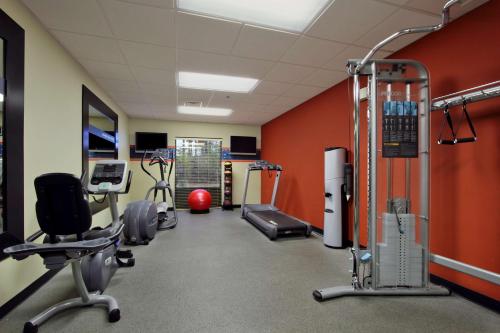 a gym with cardio equipment in a room at Hampton Inn Jasper, AL in Jasper