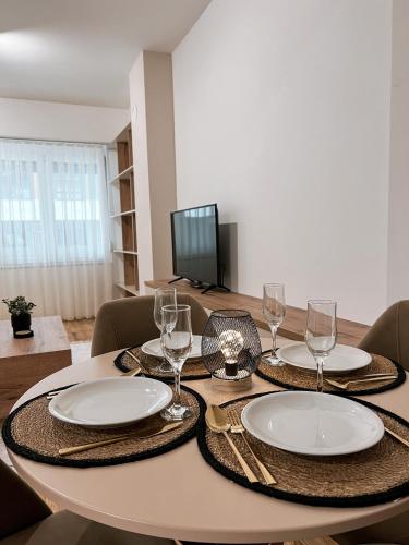 Μια τηλεόραση ή/και κέντρο ψυχαγωγίας στο Luxury apartment 2 Struga