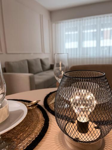 Χώρος καθιστικού στο Luxury apartment 2 Struga