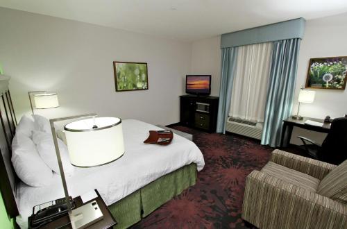 Una cama o camas en una habitación de Hampton Inn & Suites Winnie