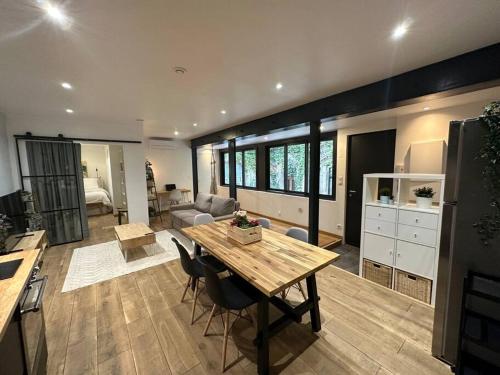 T3 style loft, au calme, plein centre et climatisé