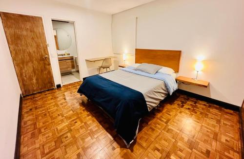Postel nebo postele na pokoji v ubytování Casa ALOHA 152