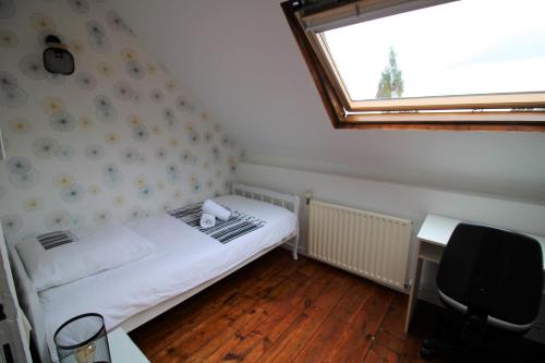 Postel nebo postele na pokoji v ubytování Amiénoise 5 chambres proche Centre Ville