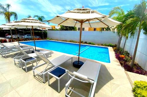 Excelente Departamento con Alberca cerca de Playa - Residencial Coto Mareta I