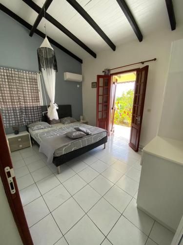 Llit o llits en una habitació de Gites VASSEAUX