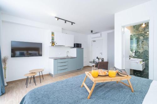 Dapur atau dapur kecil di Luxury Villa Salt
