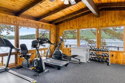 Das Fitnesscenter und/oder die Fitnesseinrichtungen in der Unterkunft Sun Castle Resort