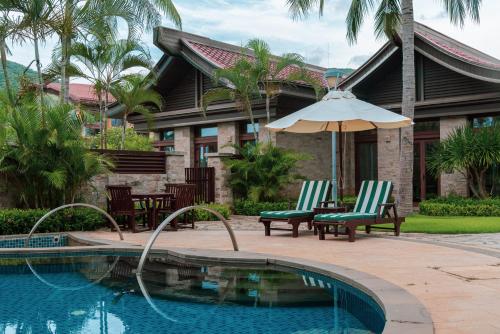 Kolam renang di atau dekat dengan The St. Regis Sanya Yalong Bay Resort