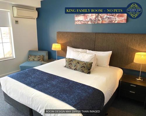 Katil atau katil-katil dalam bilik di Golden Age Motor Inn