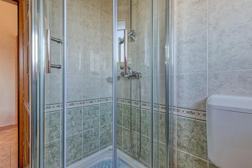Koupelna v ubytování Apartment Vilma Funtana