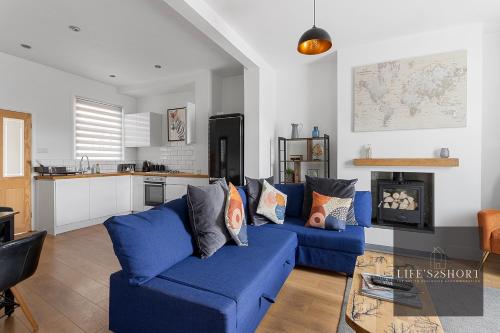 Køkken eller tekøkken på Luxe Garden House for 6 in Central Exeter