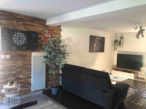 Μια τηλεόραση ή/και κέντρο ψυχαγωγίας στο Appartement de kiki