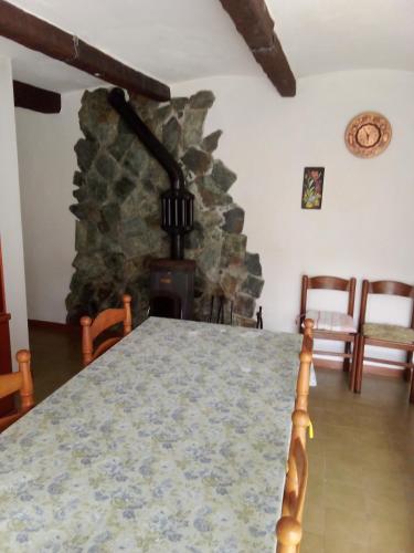 Кровать или кровати в номере Casa del Lupo