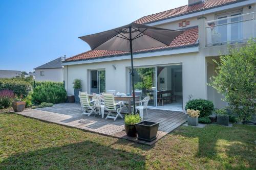 600m de la plage - Maison pour 8 - Jardin