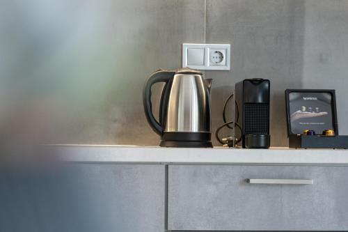 Kemudahan buat kopi dan teh di Greyt Apartments Glyfada