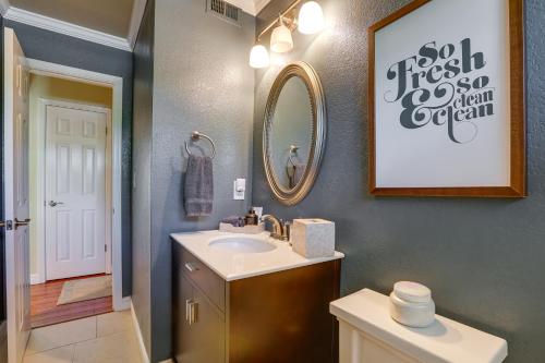 A bathroom at Luxury Sacramento Area Home about 13 Mi to Downtown