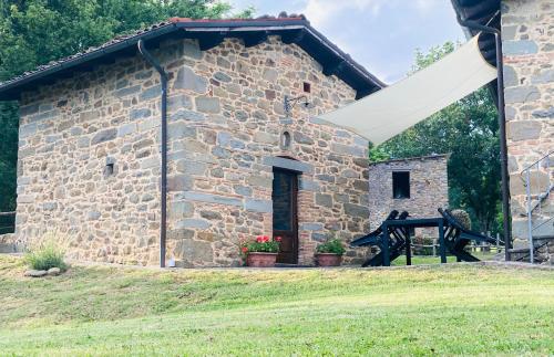 El edificio en el que está la estancia rural