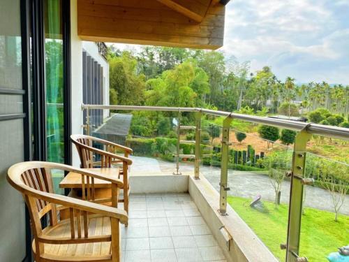 Μπαλκόνι ή βεράντα στο Roaming Cloud Sun Moon Lake B&B