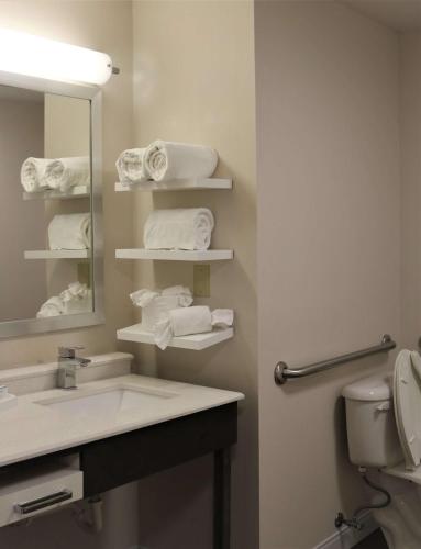 Ένα μπάνιο στο Hampton Inn & Suites Fremont