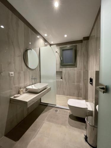 Ένα μπάνιο στο ANAX APARTMENTS PARGA