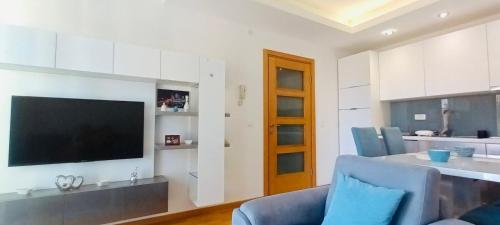 Kuchyň nebo kuchyňský kout v ubytování Apartman Lorena